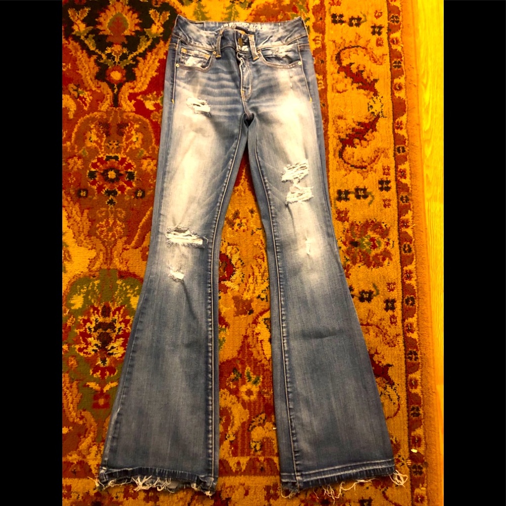American Eagle Boho Artist Flare Jeans